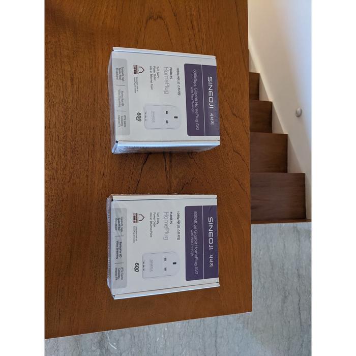 Gambar Sineoji Mini Gigabit 600 Mbps HomePlug AV2 PL600E Bukan Tplink Xiaomi dari icemat undefined Tokopedia