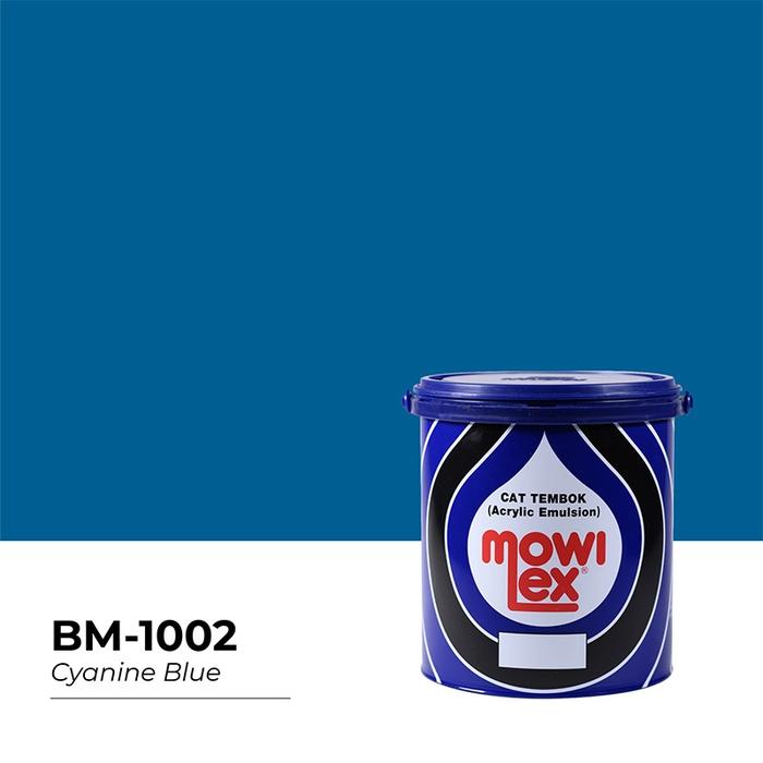 Gambar Mowilex Emulsion Warna Khusus Cat Tembok Interior Paint - 2.5 Ltr - Cyanine Blue dari Mowilex Indonesia undefined Tokopedia