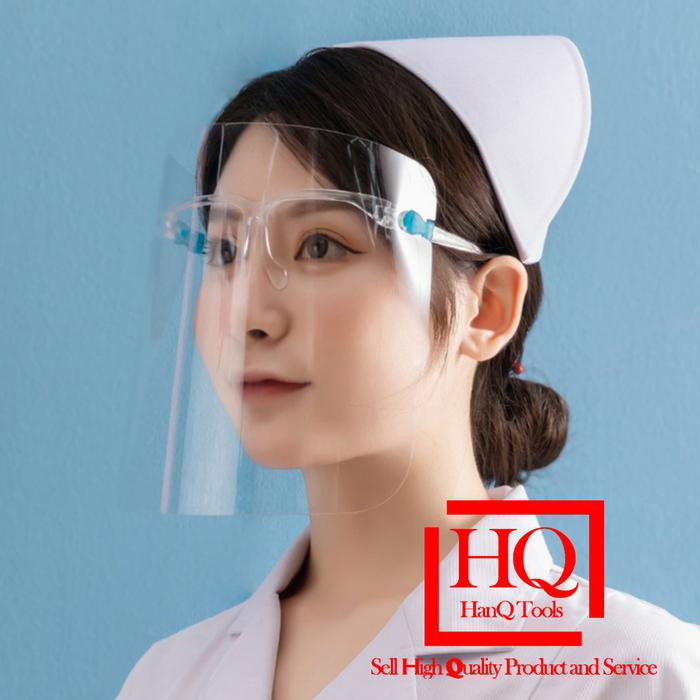 Gambar FACE SHIELD Pelindung Wajah Anak Bahan ABS Terbaik ORIGINAL APD Mask dari HanQ Tools undefined Tokopedia