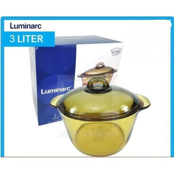 Gambar Luminarc Vitroflam / Vitro Amber Casserole 3 Liter - Panci Masak Kaca dari PUSAT HOREKA undefined Tokopedia