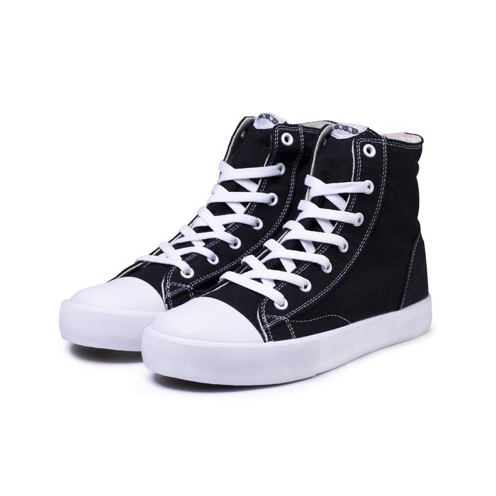 Gambar Vulcanized Sneakers Rafheoo HSTA High Black - 37 dari Rafheoo undefined Tokopedia