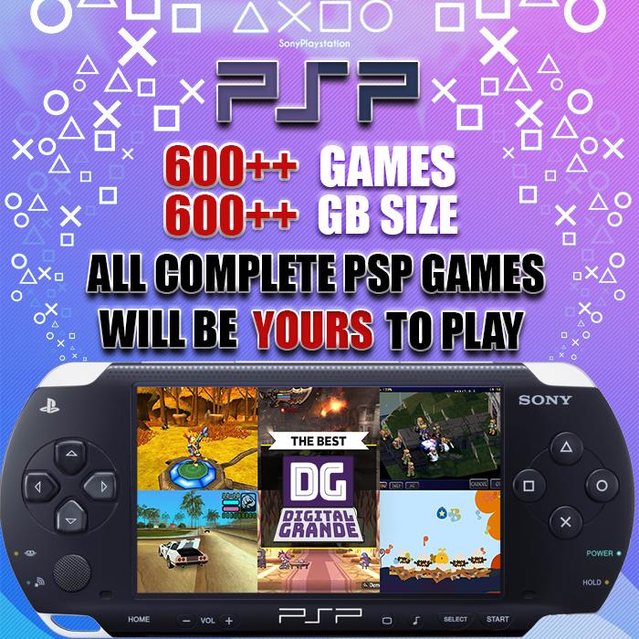 Jual Emulator Game Rom PSP (Playstation Portable) Complete USA