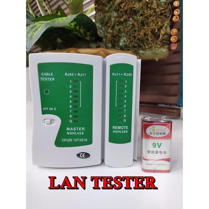 Jual LAN Tester RJ45 Alat Untuk Tes Kabel Jaringan Internet Router ...