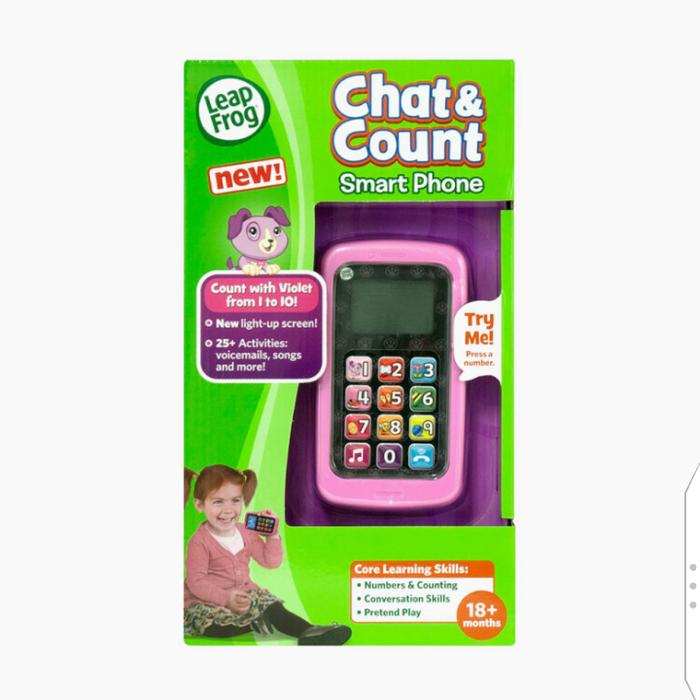 Mainan Anak Original Leapfrog Chat And Count Phone Violet