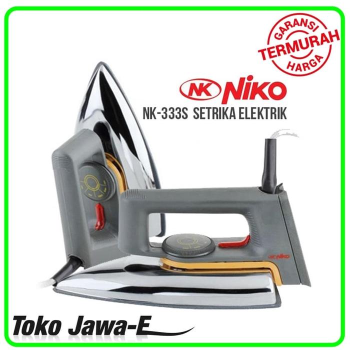 Gambar SETRIKA NIKO Anti Lengket NIKO NK-333S Setrika Listrik Model Klasik dari TOKO JAWA ELECTRIK undefined Tokopedia