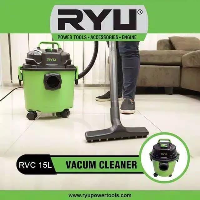 Gambar RYU Vacuum Cleaner 3 Mode RVC 15 Ltr Sedot Basah Kering 650 W dari KBStoolsmakassar undefined Tokopedia