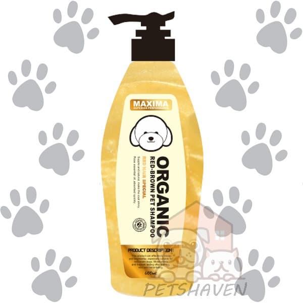 Jual MAXIMA Organic Golden Red Brown Hair Special Dog Shampoo