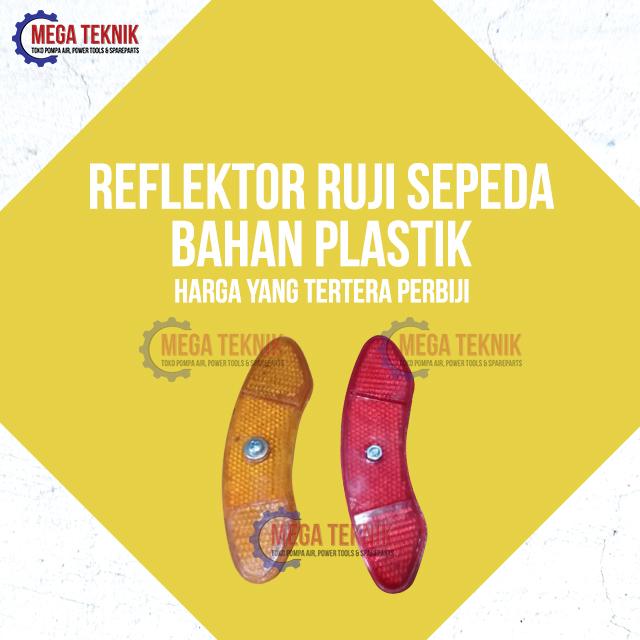 Gambar Reflektor Ruji Sepeda Bahan Plastik Mata Kucing Oranye Merah - Merah dari Mega Teknik Bojonegoro undefined Tokopedia