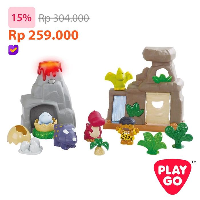 Gambar Playgo - The Dino Land With Sound - Mainan Dinosaur dari Juragan Dino undefined Tokopedia