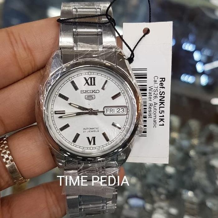 Jual Jam Tangan Unisex Seiko 5 SNKL51K1 Original Automatic Stainless Steel  - Jakarta Utara - Time Pedia | Tokopedia