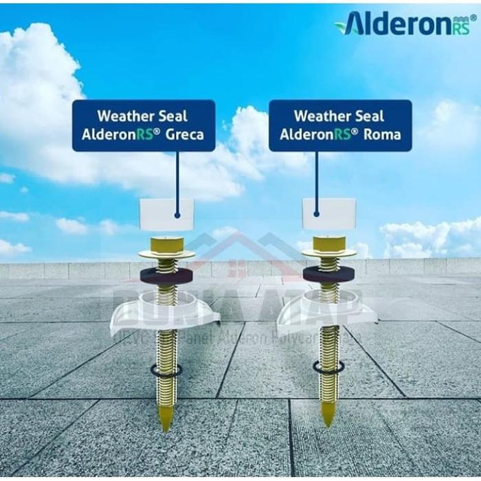 Gambar Roofseal Alderon RS Roma dan Greca (Khusus Pembelian Baut saja) - Greca abu abu dari Dunia Atap Jakarta undefined Tokopedia