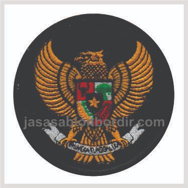 Gambar EMBLEM BURUNG GARUDA - Hitam dari Kerajinan123 undefined Tokopedia