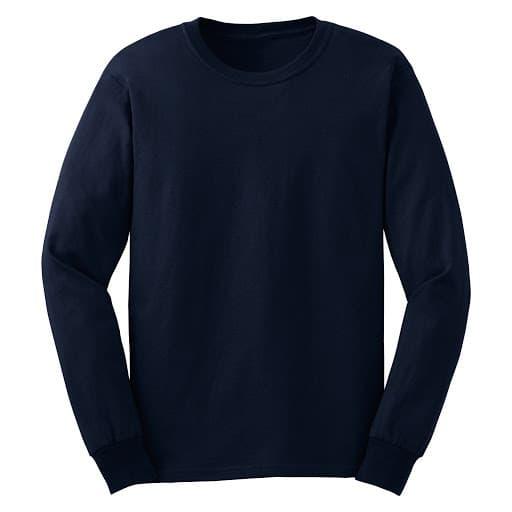 Gambar KAOS PRIA MODEL OBLONG POLOS LENGAN PANJANG PLAIN LONG-SLEEVED T-SHIRT - Hitam dari PASTIBUNGKUSHOP undefined Tokopedia
