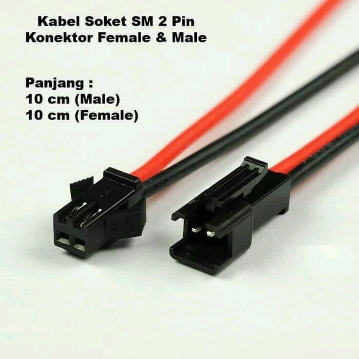 Gambar Konektor JST SM Kabel 15cm 1 Pasang Socket Sambungan LED DIY RC Dll dari flipper117 undefined Tokopedia
