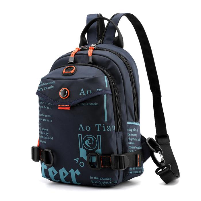 Gambar Techdoo Tas Ransel Mini Pria Tas Ransel Pria Tas Punggung Pria TR705 - Biru dari Techdoo undefined Tokopedia