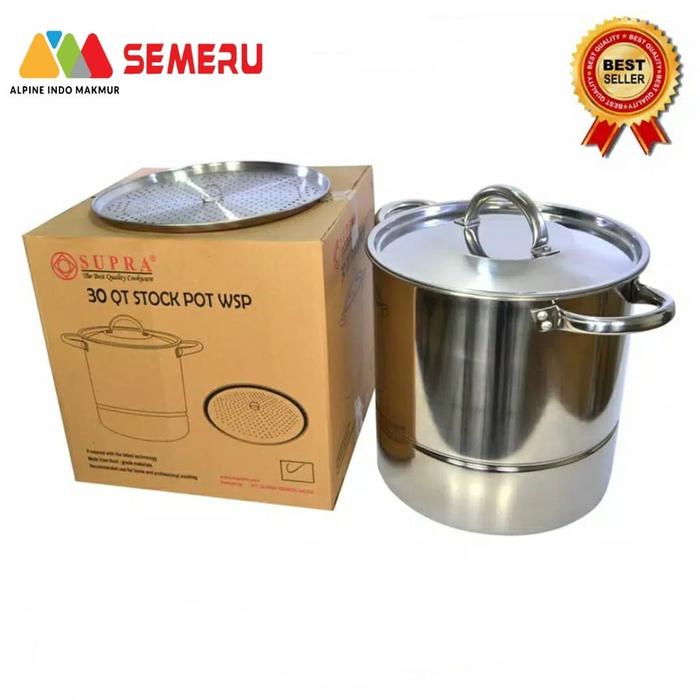 Gambar SUPRA PANCI STOCK POT STEAMER S/S - 40 dari SemeruStoreMakassar undefined Tokopedia
