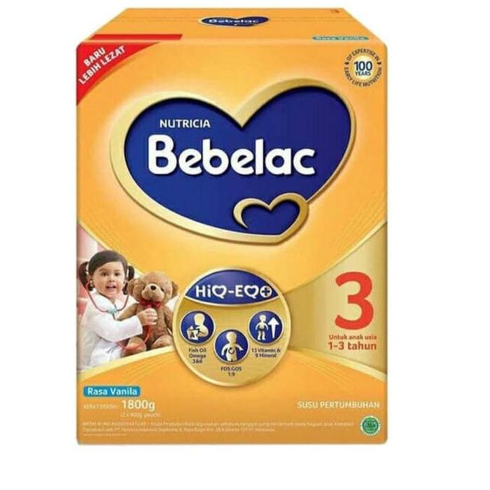 Gambar BEBELAC 3 VANILA 1800 GRAM dari JJ SUSU BOCHA40 undefined Tokopedia