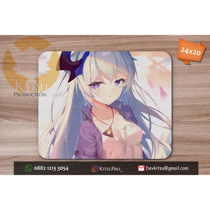 Gambar Mouse Pad Game Honkai Impact Ukuran 24x20 cm (Rozalia & Liliya) - LO2, 24x20 cm dari Kitsupro undefined Tokopedia