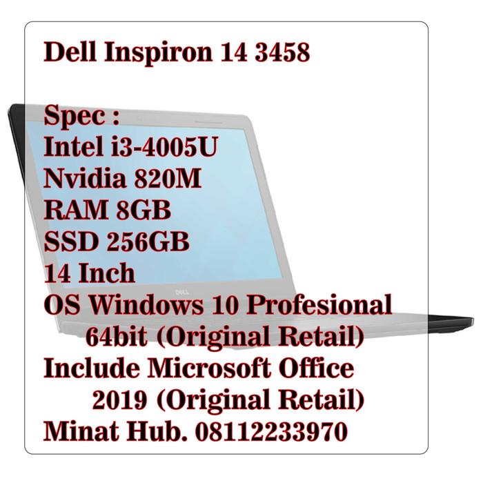 Dell Inspiron 14 3458 Upgrade