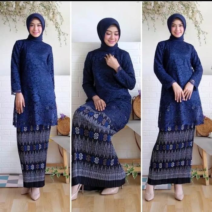 Gambar kebaya - Biru, XL dari MAJUU OLSHOP undefined Tokopedia