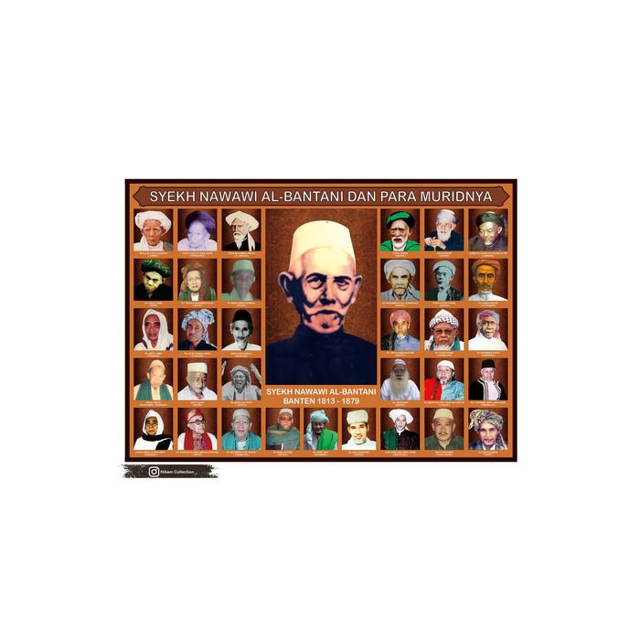 Jual Poster Syekh Nawawi Al Bantani Dan Muridnya Uk A3 Sudah Di Laminating Kota Tangerang Hikam Collection Tokopedia
