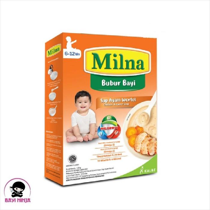 Promo Milna Bubur Bayi 6 To 12 Bulan Sup Ayam Wortel 120 G Jakarta Barat Bayininja Tokopedia