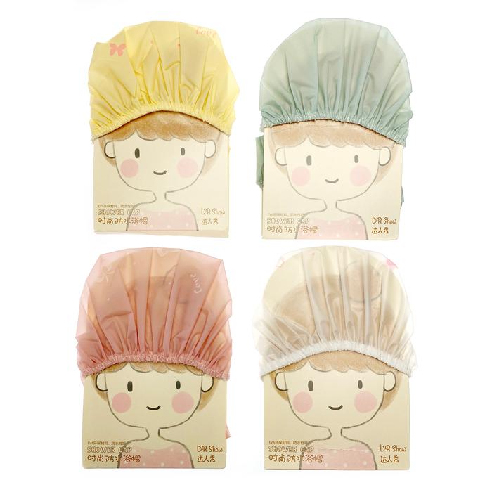 Gambar W! Accessories Shower Cap 61510400 - Kuning dari W Accessories by Scoop undefined Tokopedia