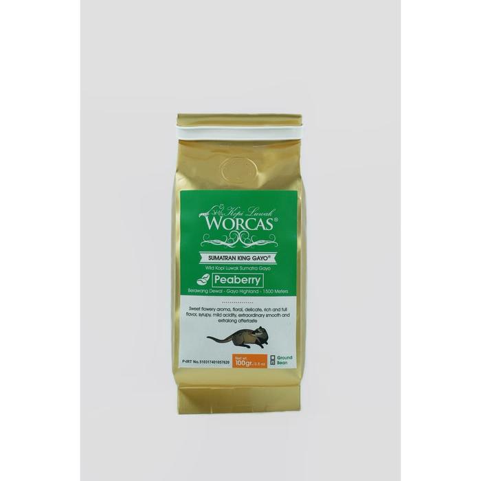 コーヒー SUMATRA KING GAYO PEABERRY 100GR コーヒー SUMATRA KING