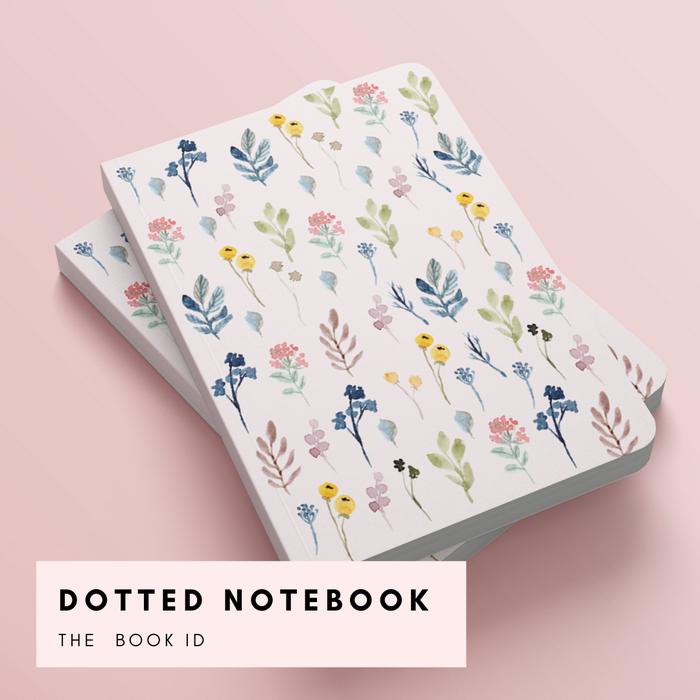 Gambar Dotted Notebook - Bullet Journal A5 - Spring Flower dari The Book ID undefined Tokopedia