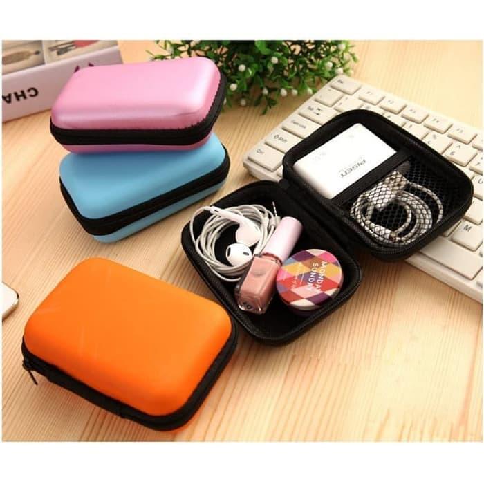 Gambar Dompet Penyimpanan Headset PERSEGI PANJANG Serbaguna / Traveling Pouch dari Komputer Digital undefined Tokopedia
