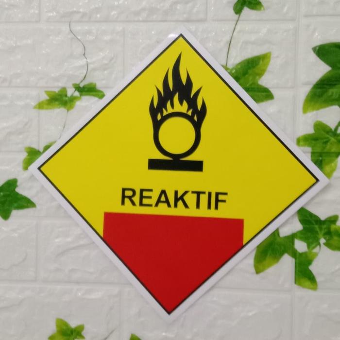 Jual SIGN STICKER K3 RAMBU SAFETY REAKTIF UKURAN 10X10CM - Jakarta ...