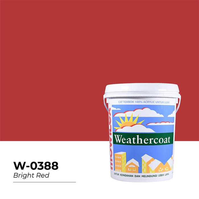 Gambar Mowilex Weathercoat Cat Tembok Eksterior (1/2) - 20 Ltr - Bright Red dari Mowilex Indonesia undefined Tokopedia