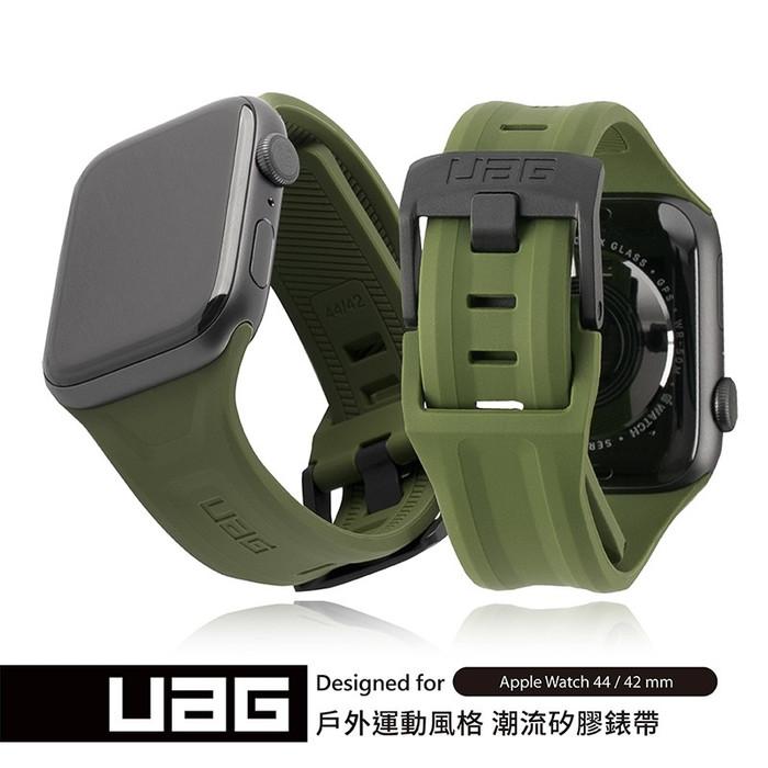 Gambar APPLE WATCH SILICONE STRAP UAG TALI STRAP RUBBER IWATCH 38 40 42 44 MM - Hijau, 38/40 dari toserbapluit undefined Tokopedia