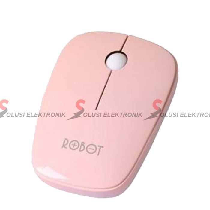 Gambar Robot M220 Mouse Wireless Optical 2.4G Mouse Laptop Komputer PC - PNK dari Solusi Elektronik SBY undefined Tokopedia