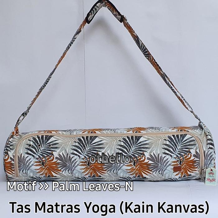 Gambar Tas Matras Yoga Motif Palm Leaves-N dari OTHELLO_Tas undefined Tokopedia