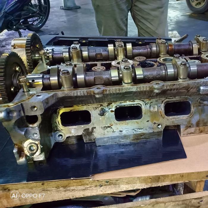 Gambar Cylinder head Mitsubishi Lancer ex 4b11 dari Defri Jaya Motor undefined Tokopedia