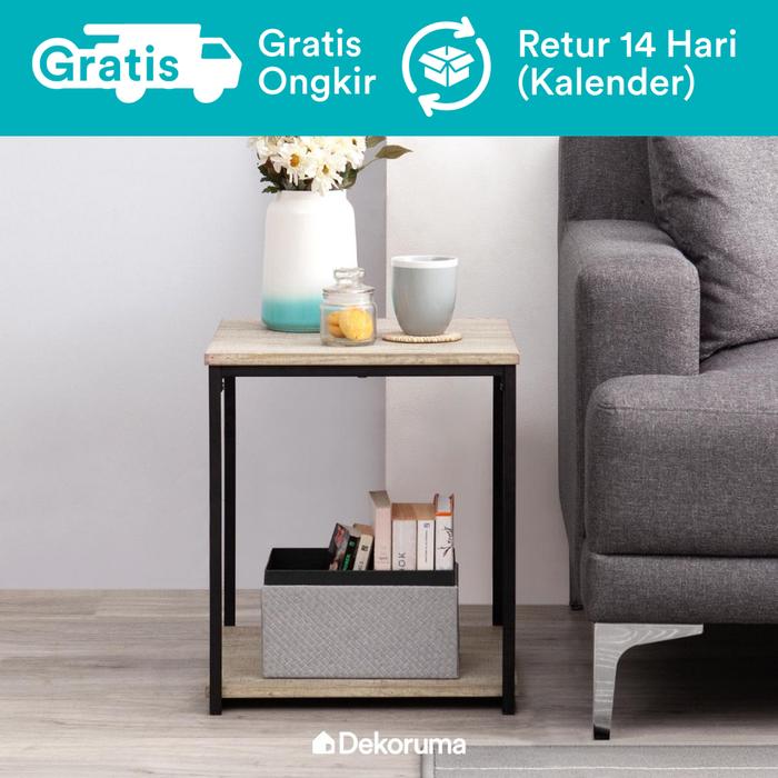 Dekoruma Ashi Meja Nakas Minimalis Samping Tempat Tidur Bed Side Table
