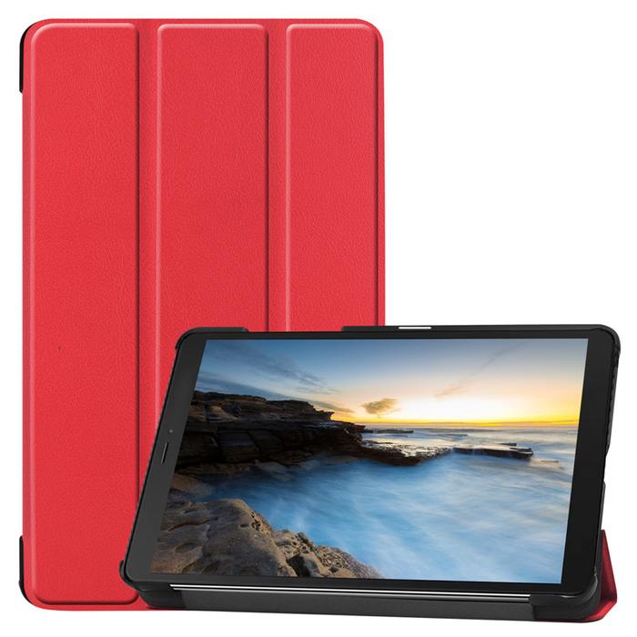 Gambar Case Samsung Galaxy Tab A 8 2019 T295 no-Spen Book Cover Casing - Merah dari toko besar accessories undefined Tokopedia