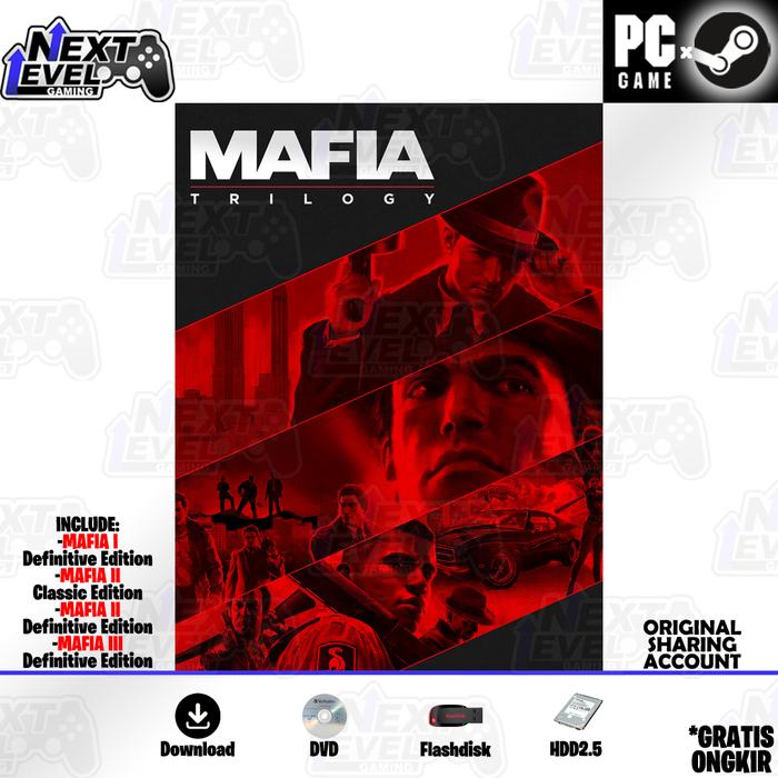 Gambar MAFIA TRILOGY DEFINITIVE EDITION PC ORIGINAL STEAM SHARING - Download dari Next Level Gaming undefined Tokopedia