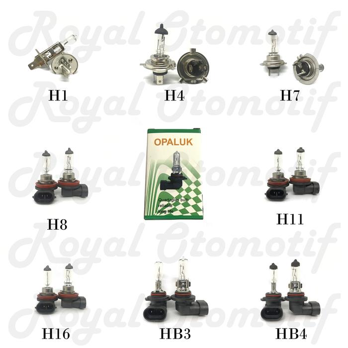 Gambar Bohlam Lampu Foglamp HB3 HB4 H7 H8 H11 H16 - OPALUK - VARIAN dari Royal.Otomotif undefined Tokopedia