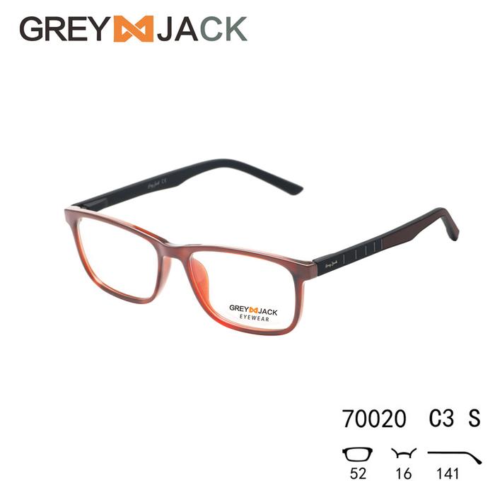Gambar Grey Jack/Frame Kacamata game olahraga /TR90 Gel silika/pria 70020 - Cokelat dari Grey Jack Eyewear undefined Tokopedia