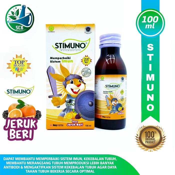 Gambar Stimuno Syrup Anggur 100 ml / Sirup Stimuno - Multivitamin Anak - JERUK dari SCB88 undefined Tokopedia