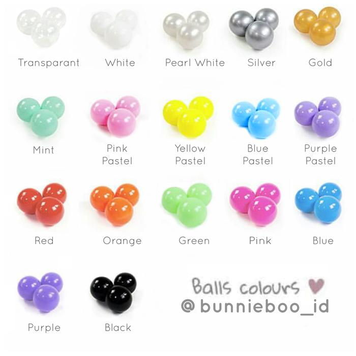Gambar BUNNIE BOO BALLS 6,5cm Mandi Bola Plastik Mainan Anak Premium ECER - Random 1Pcs dari Bunnie Boo ID undefined Tokopedia