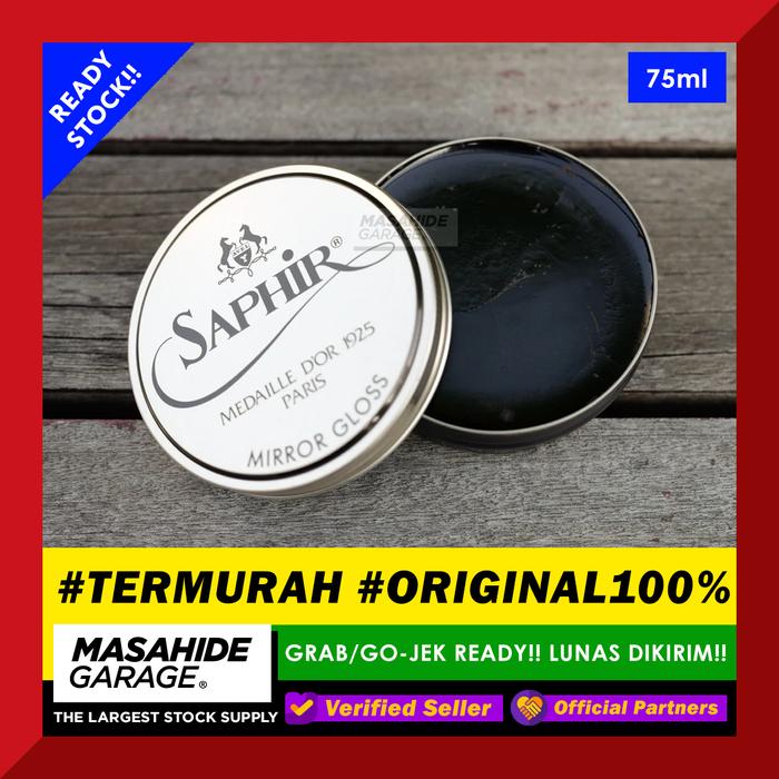 Gambar TERMURAH - SAPHIR 1925 MIRROR GLOSS POLISH - SEMIR SEPATU KACA - Hitam dari Masahide undefined Tokopedia