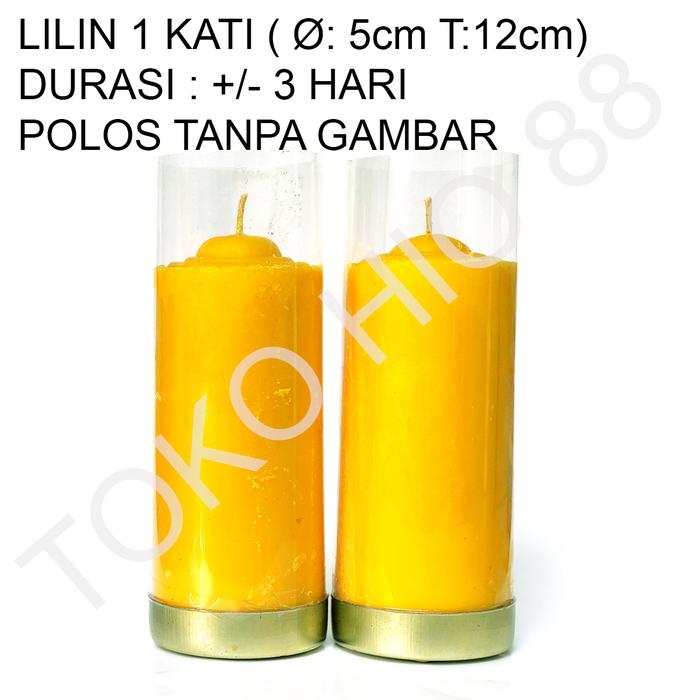 Gambar Lilin Putih / Pasang 1 Kati - Kuning dari Toko Hio 88 undefined Tokopedia