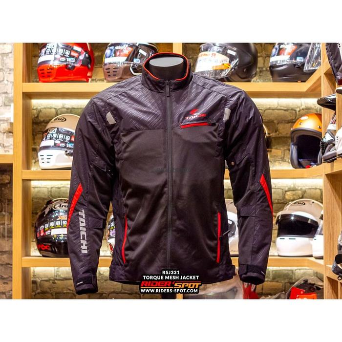 Jual Jaket Motor RS Taichi Torque Mesh RSJ-331 Black Red L