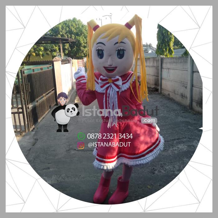 Gambar Kostum Badut Karakter Kartun Sailor Moon Full Pink Kuncir Dua - Kuning dari Istana Badut undefined Tokopedia