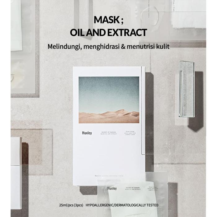 Gambar Huxley Mask ; Oil and Extract dari Huxley_id undefined Tokopedia