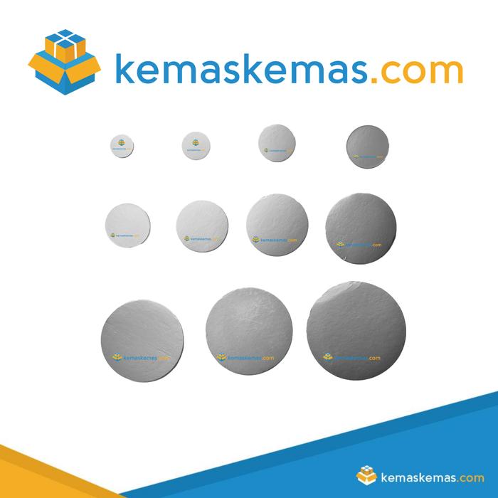 Gambar Seal Aluminium Foil Tutup Botol PET 62MM - 98MM / Seal Induksi 100 pcs - 62MM dari Kemaskemas undefined Tokopedia