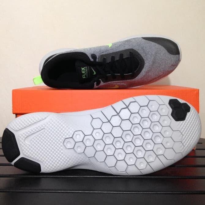 Jual Sepatu Pria Sport Nike Flex Experience Rn8 Grey/Neon 100